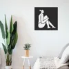 Siluetas de Matisse 6 – cuadro metálico IzarFab