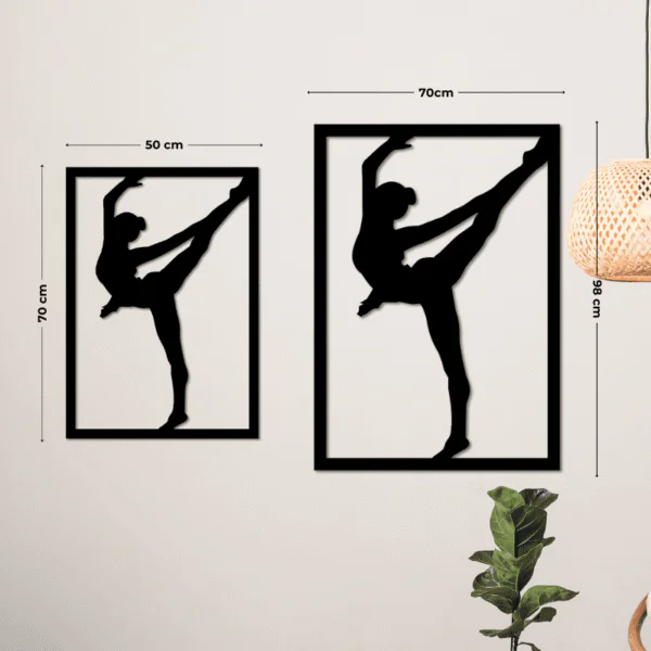 Bailarina – cuadro metálico IzarFab