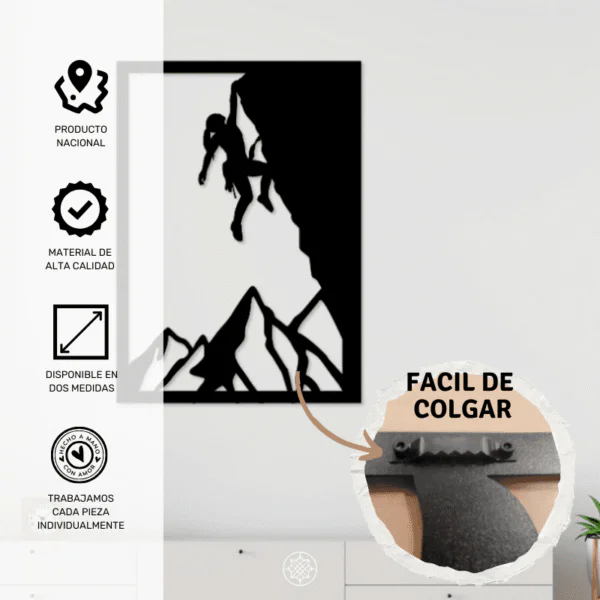Escaladora – cuadro metálico IzarFab