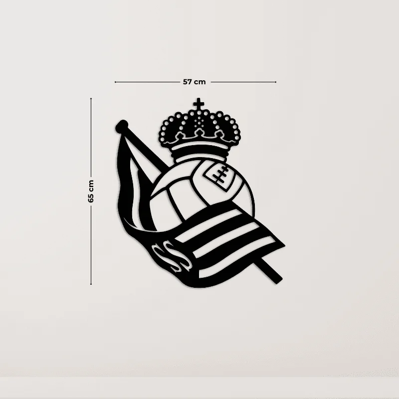 Escudo de la Real – cuadro metálico IzarFab