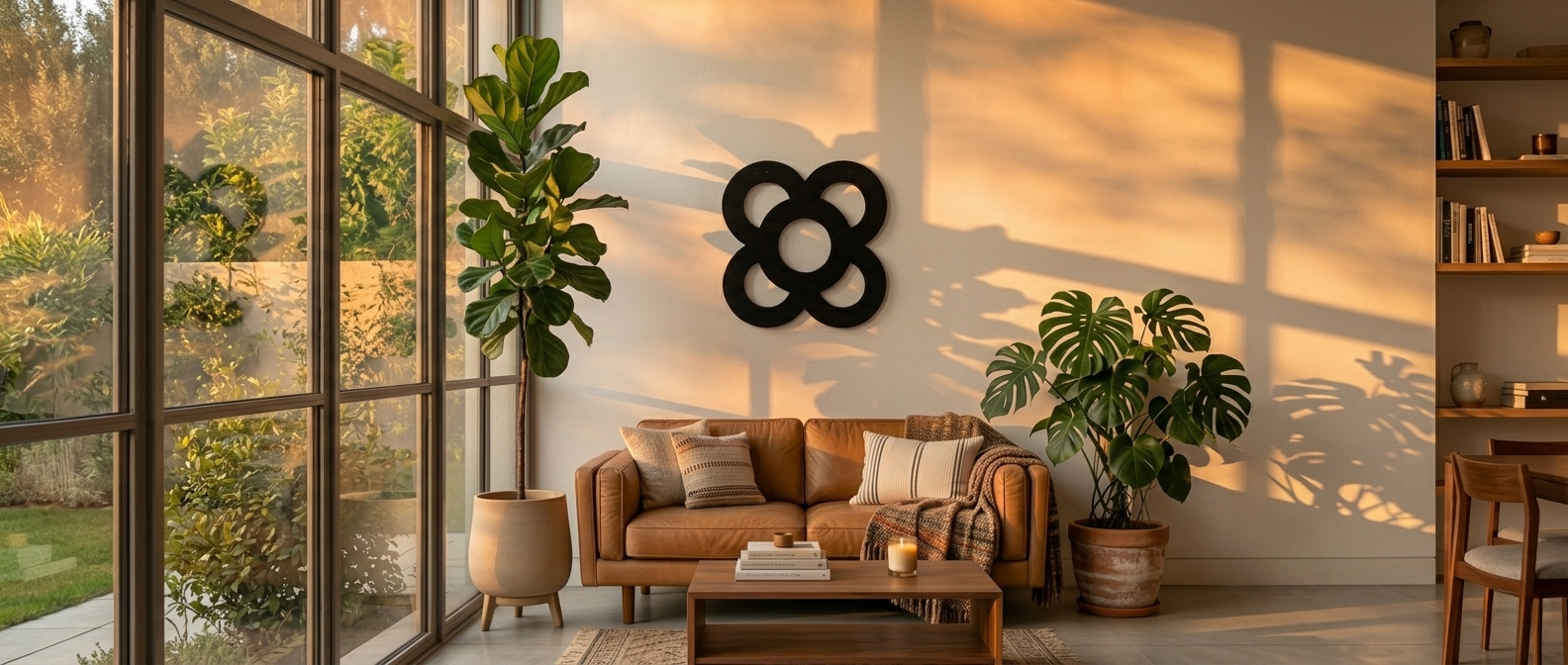 Decoración pared flor de Barcelona