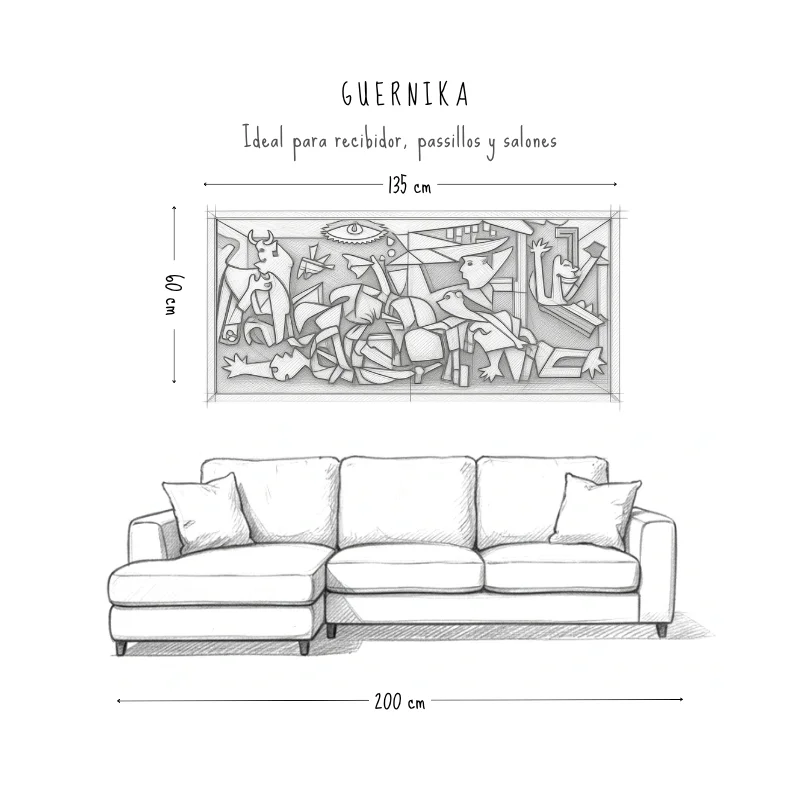 Guernica – cuadro metálico IzarFab