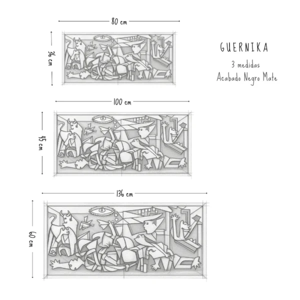 Guernica – cuadro metálico IzarFab